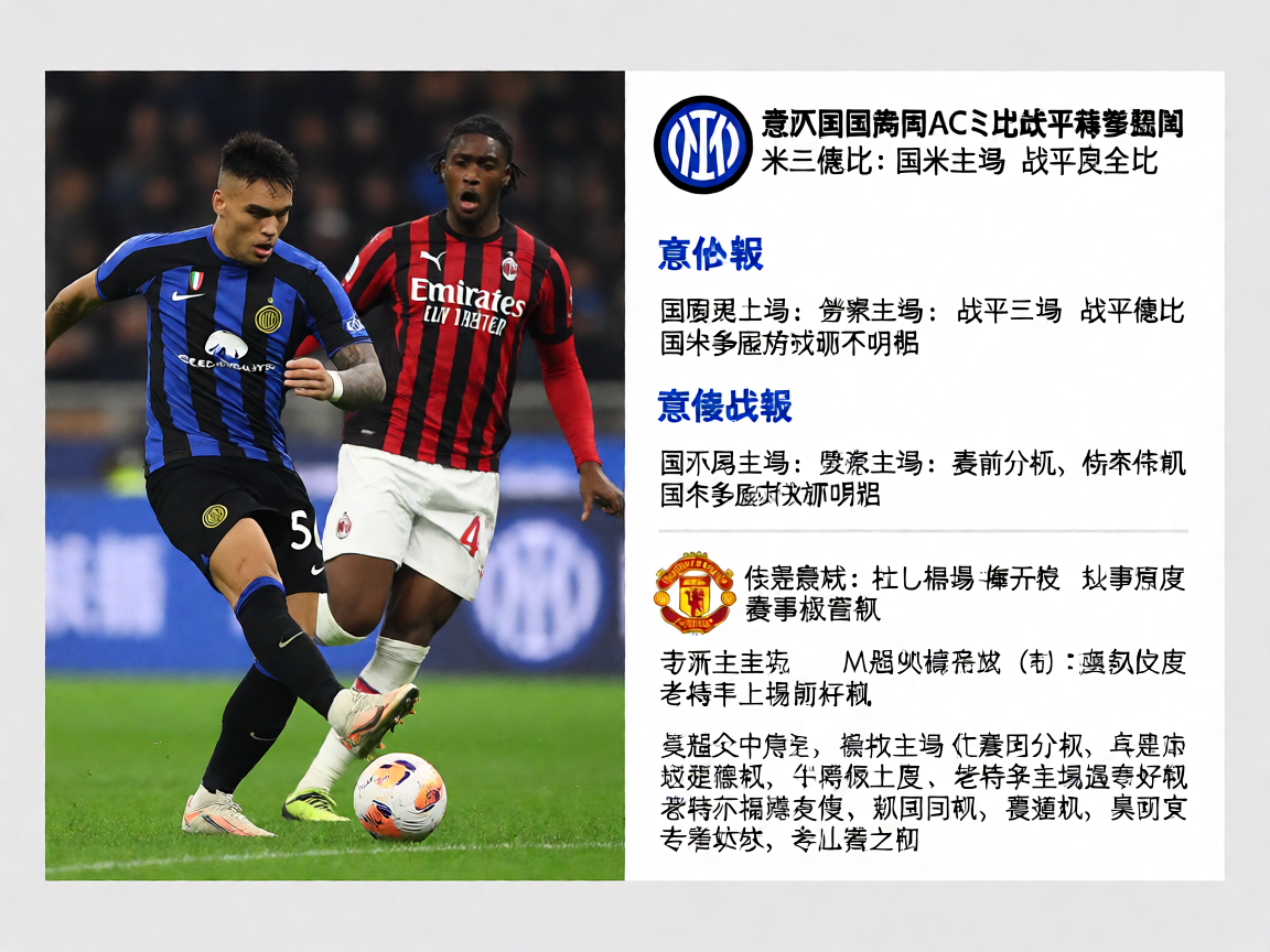 意甲国际米兰AC米兰德比战平精彩瞬间